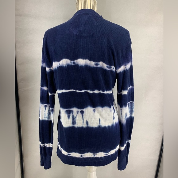 Polo Ralph Lauren longsleeve Fitted shirt Blue White M Vintage EUC - Picture 3 of 4